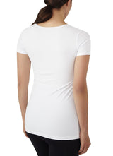 Nia Short Sleeves Round Neck Nursing Top from Moderneternity