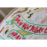 Night Before Christmas Hand-Embroidered Pillow from Quirks!