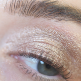 Night Show Liquid Shadow from Half Caked - Highly Pigmented Cosmetic Eyeshadow with Long-Lasting Formula & Metallic Finish for Brighter Eyes - Warm-Toned Bronze Shade Makeup Blend Pearl Titanium