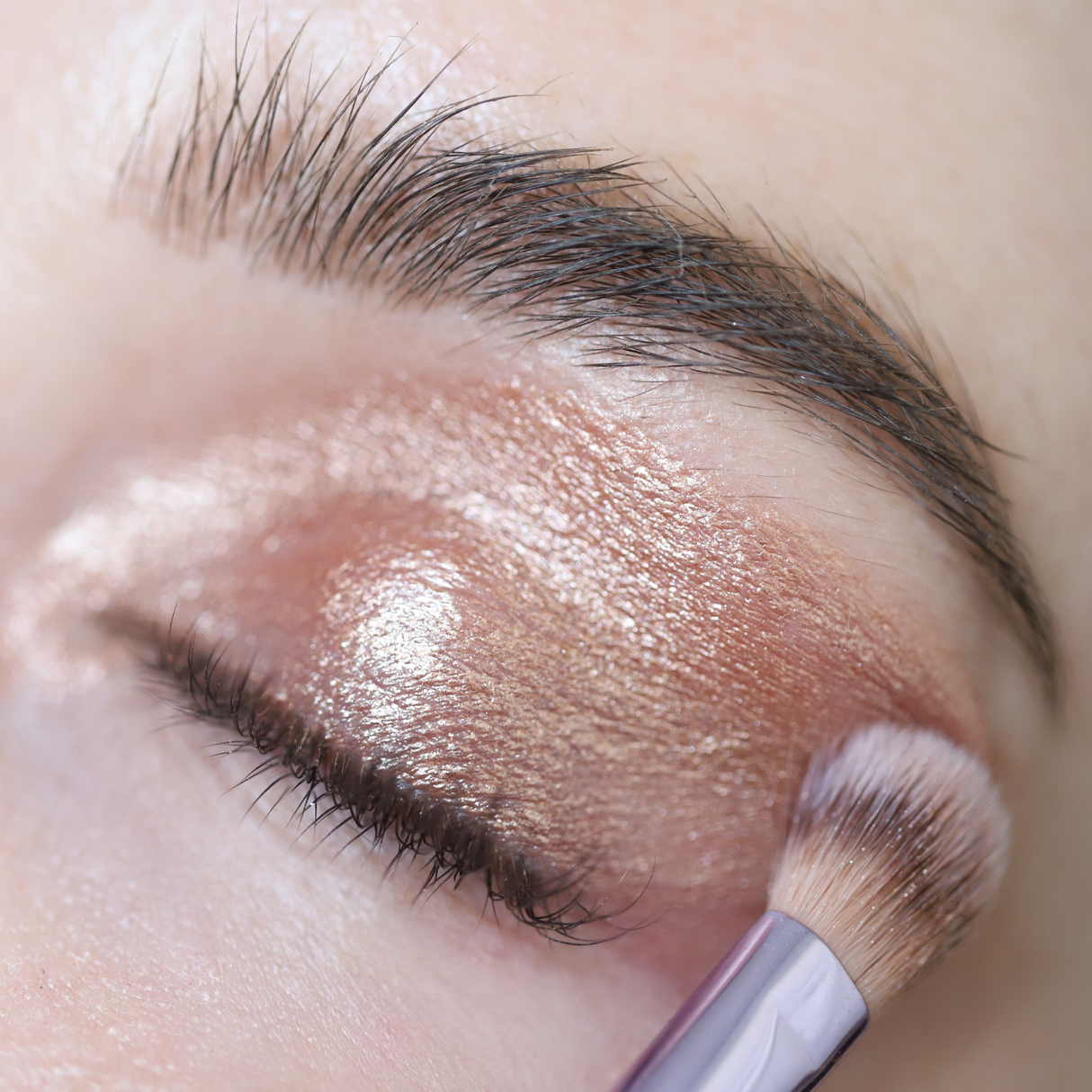 Night Show Liquid Shadow from Half Caked - Highly Pigmented Cosmetic Eyeshadow with Long-Lasting Formula & Metallic Finish for Brighter Eyes - Warm-Toned Bronze Shade Makeup Blend Pearl Titanium