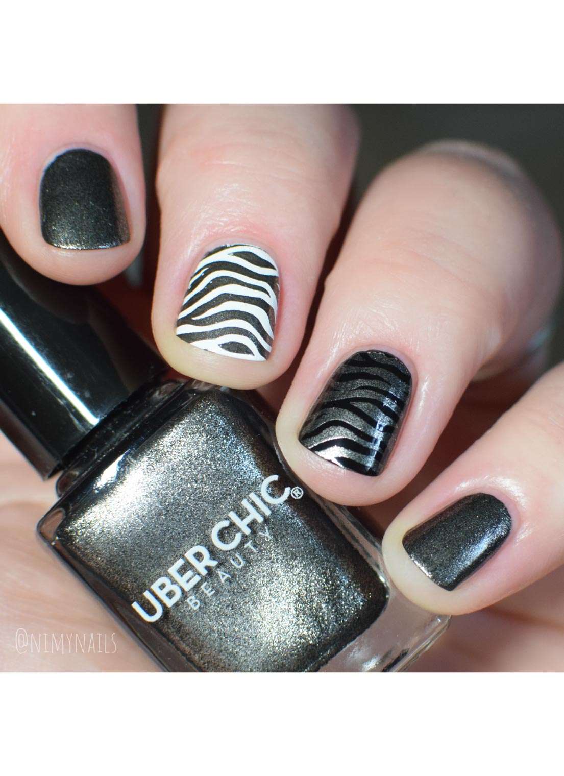 Black Pearl - Stamping Polish From UberChic Beauty