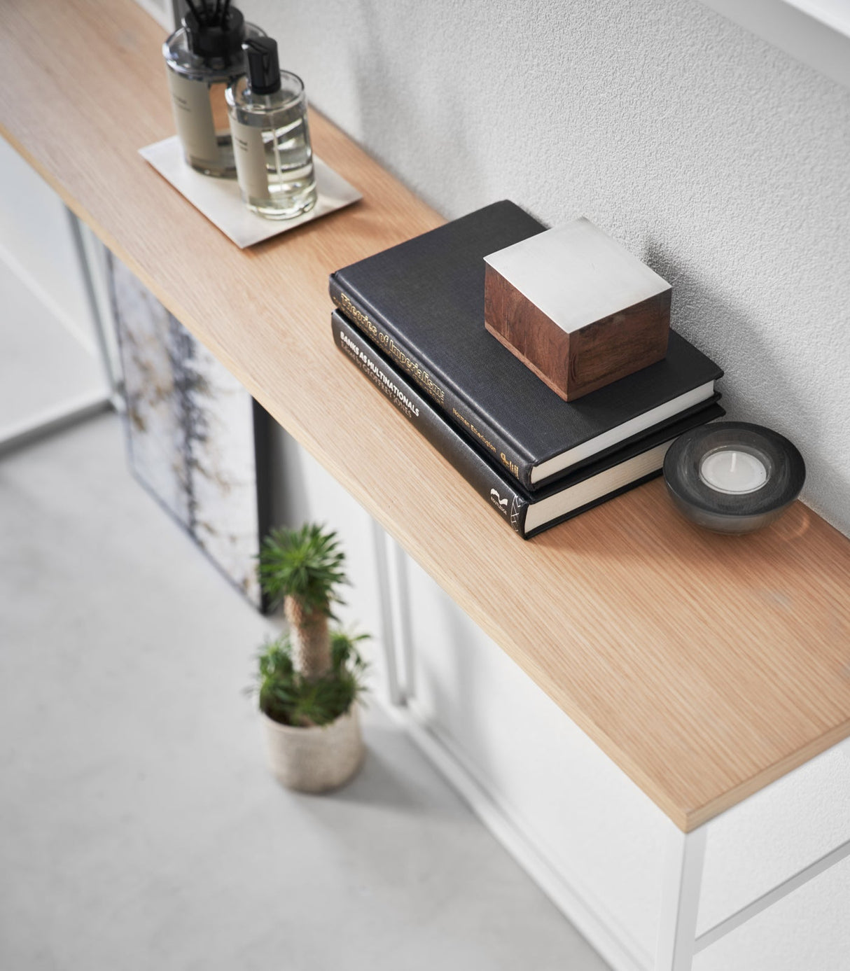 Long Console Table - Two Styles - Steel from Yamazaki Home