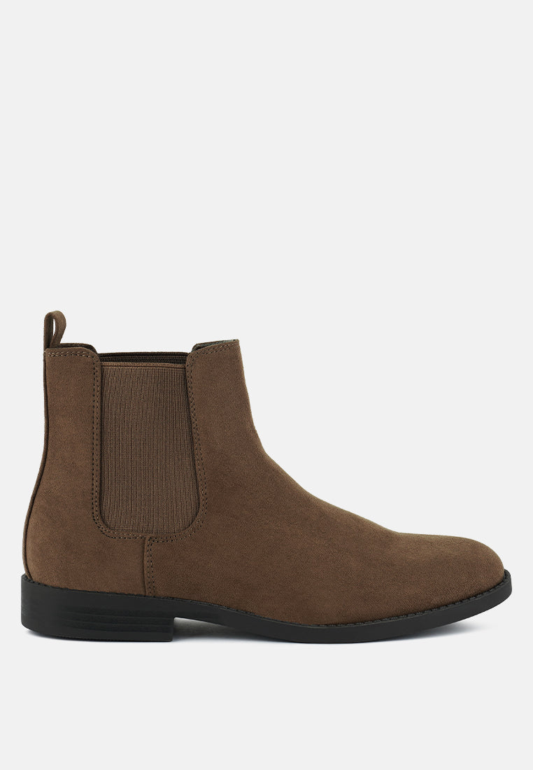 Nitro Micro Suede Chelsea Boots from London Rag International