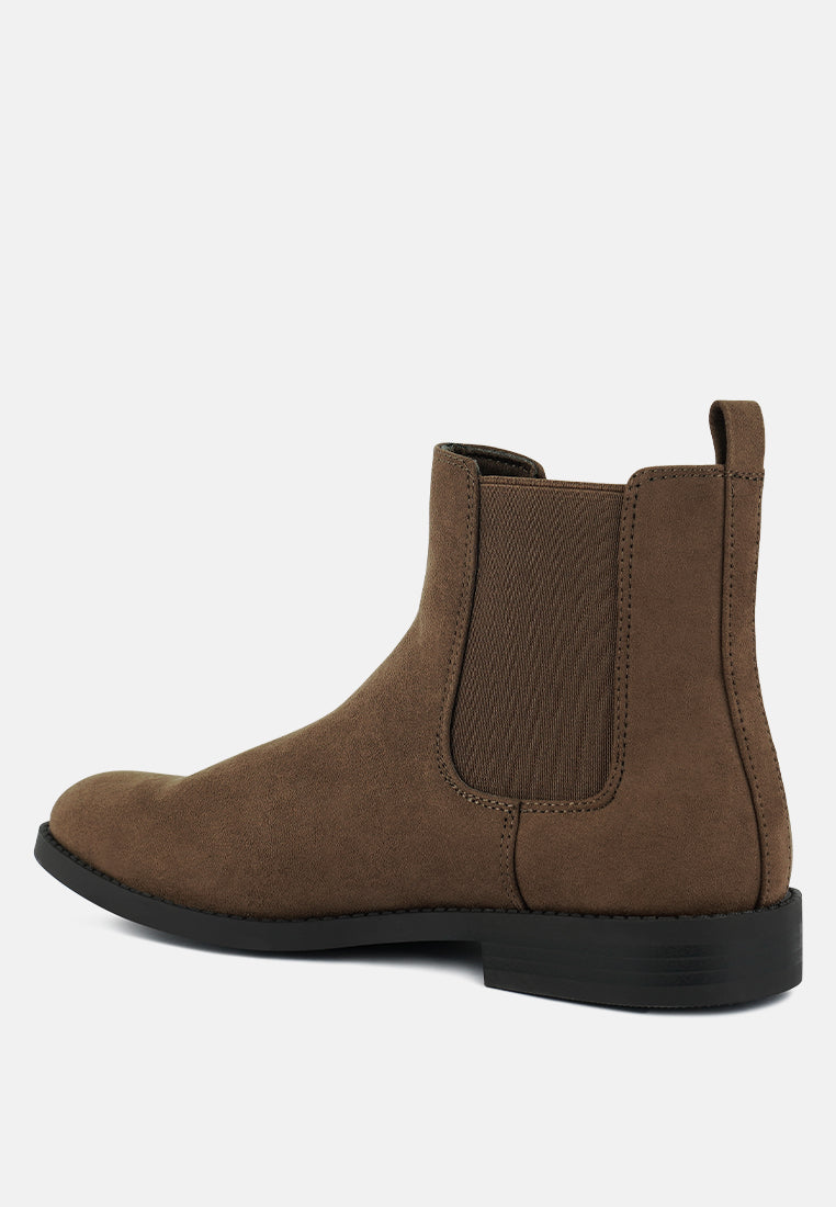 Nitro Micro Suede Chelsea Boots from London Rag International