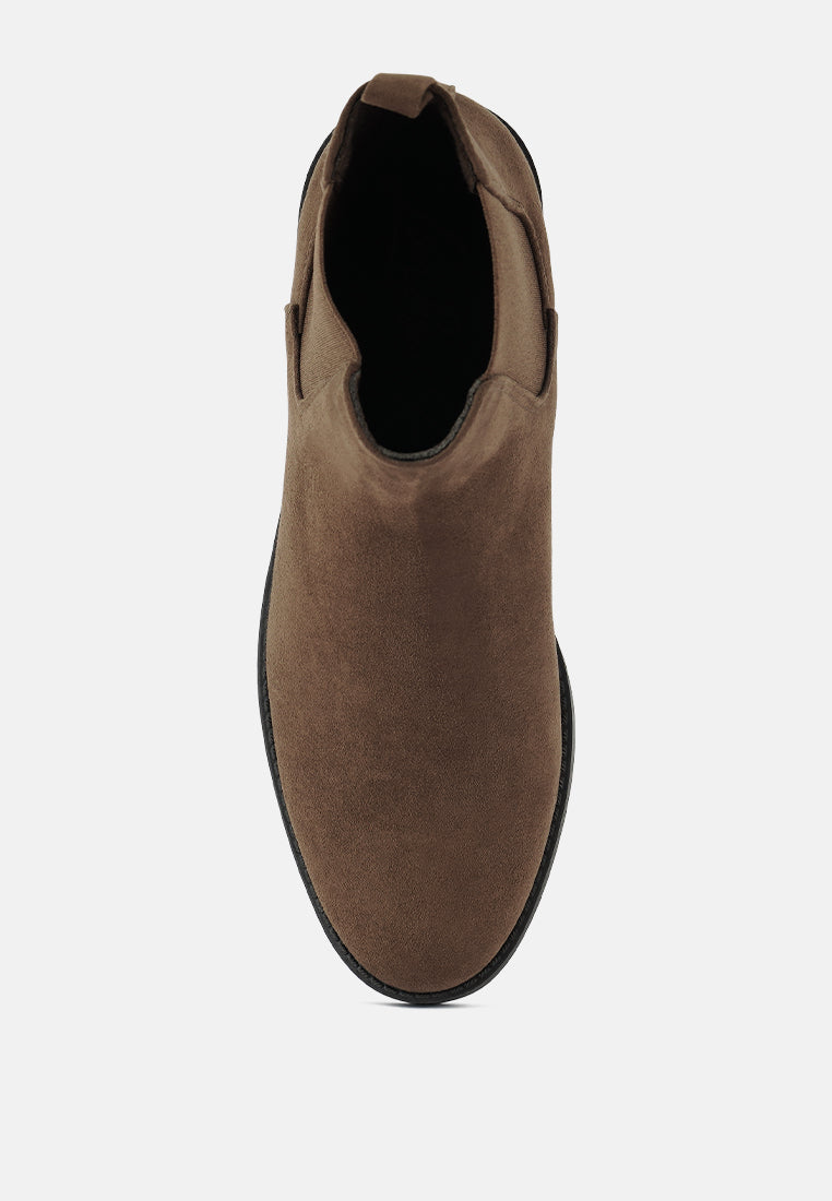 Nitro Micro Suede Chelsea Boots from London Rag International