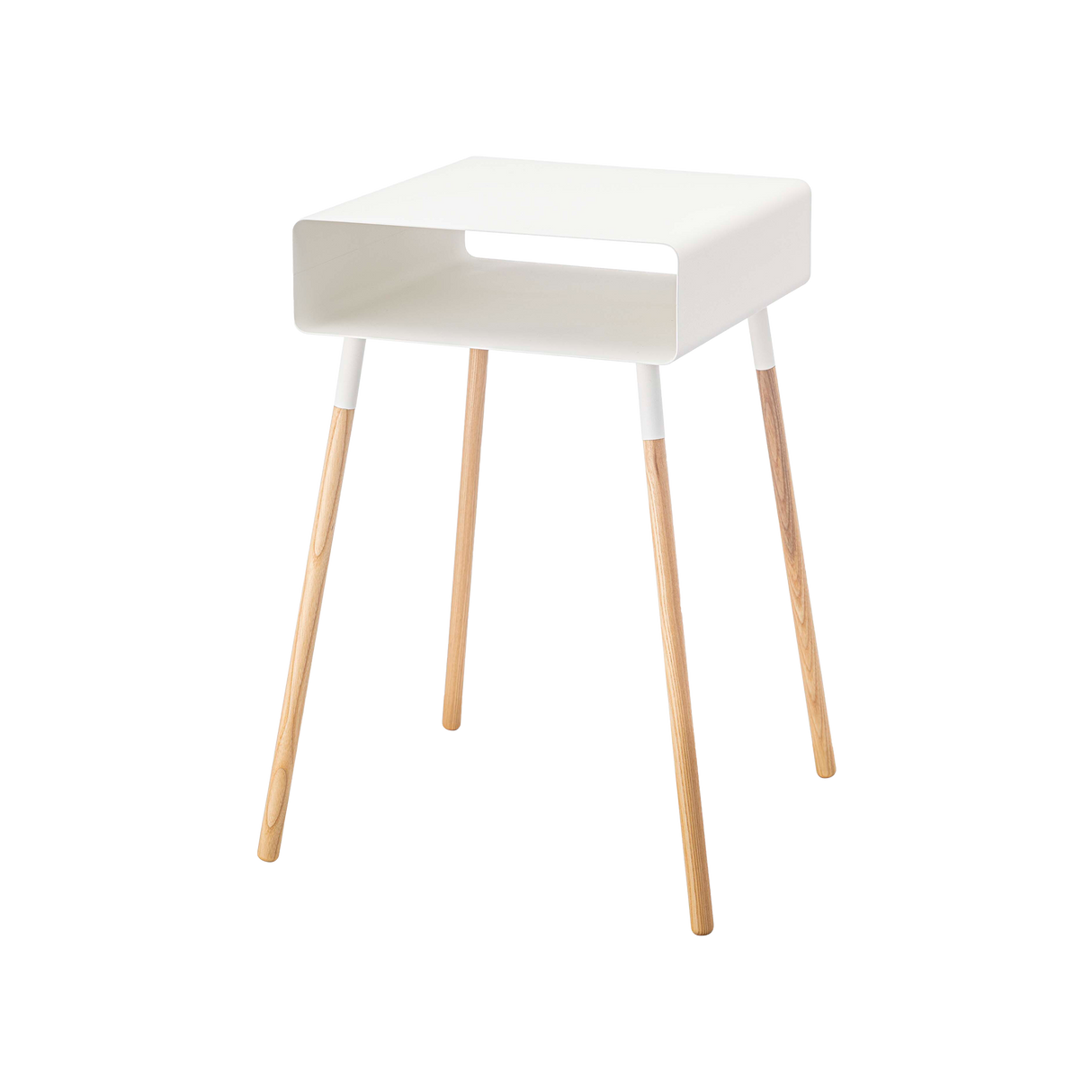 Storage Table - Two Sizes - Steel + Wood from Yamazaki Home