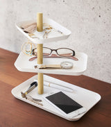 Three-Tier Accessory Tray - Steel from Yamazaki Home