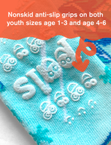 KIDS BURNIE & ICEY NO SLIP SOCKS from Pals Socks