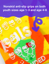 KIDS CHIPS & GUAC NO SLIP SOCKS from Pals Socks