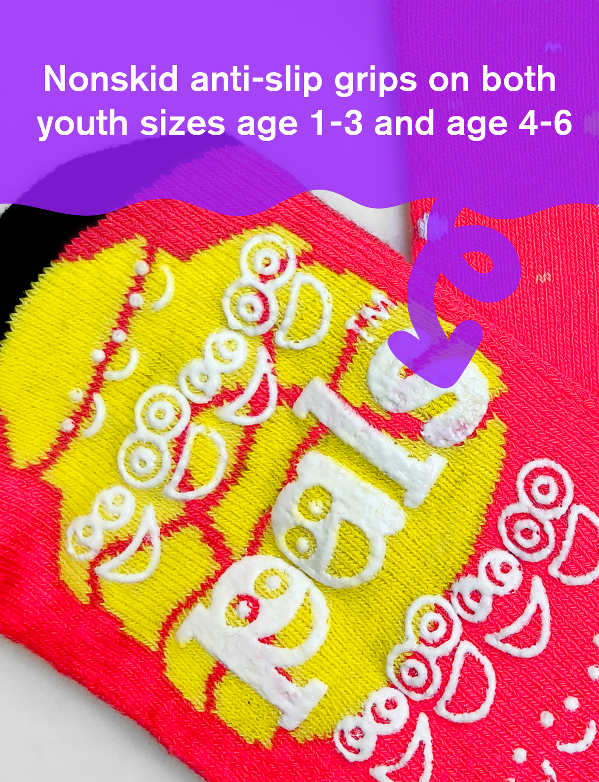 KIDS CRAB & JELLYFISH NO SLIP SOCKS from Pals Socks