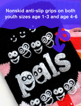 KIDS JULIUS & BOB NO SLIP SOCKS from Pals Socks