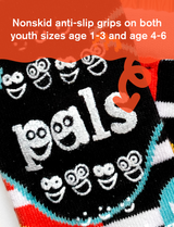 KIDS JULIUS & SKURVY NO SLIP SOCKS from Pals Socks