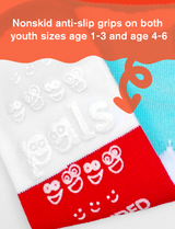 KIDS MILK & COOKIES NO SLIP SOCKS from Pals Socks