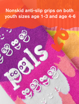 KIDS OWL & MOUSE NO SLIP SOCKS from Pals Socks