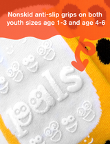 KIDS SLOTH & CHEETAH NO SLIP SOCKS from Pals Socks