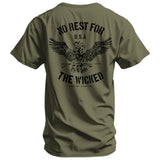 No Rest For The Wicked Men's T-Shirt from Combat Iron Apparel
