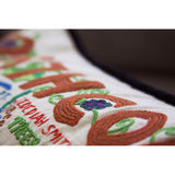 North Coast Hand-Embroidered Pillow from Quirks!
