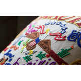 North Dakokta Hand-Embroidered Pillow from Quirks!