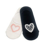 Valentines Day Heart No-Show Socks from Pretty Simple