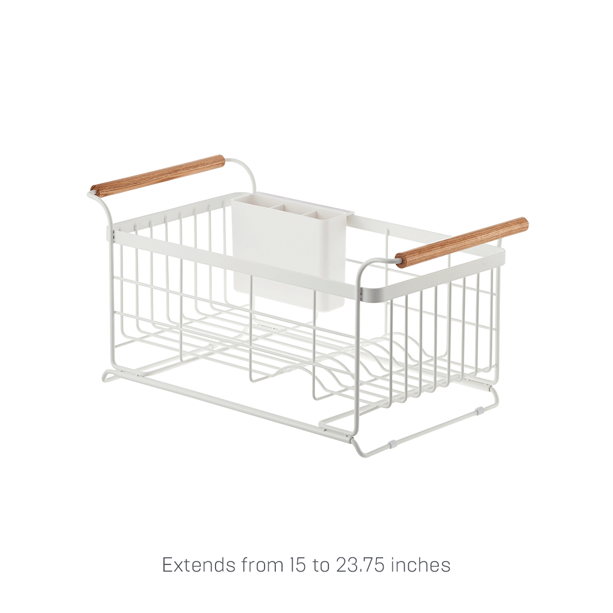 Over-the-Sink Dish Rack - Steel + Wood from Yamazaki Home