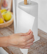 Paper Towel Holder - Steel + Wood from Yamazaki Home