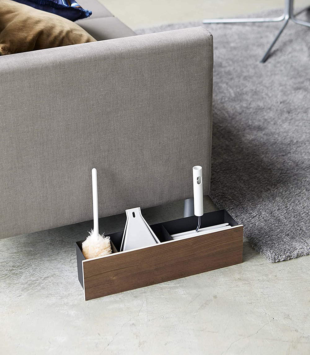 Desk Organizer - Two Sizes - Steel + Wood from Yamazaki Home