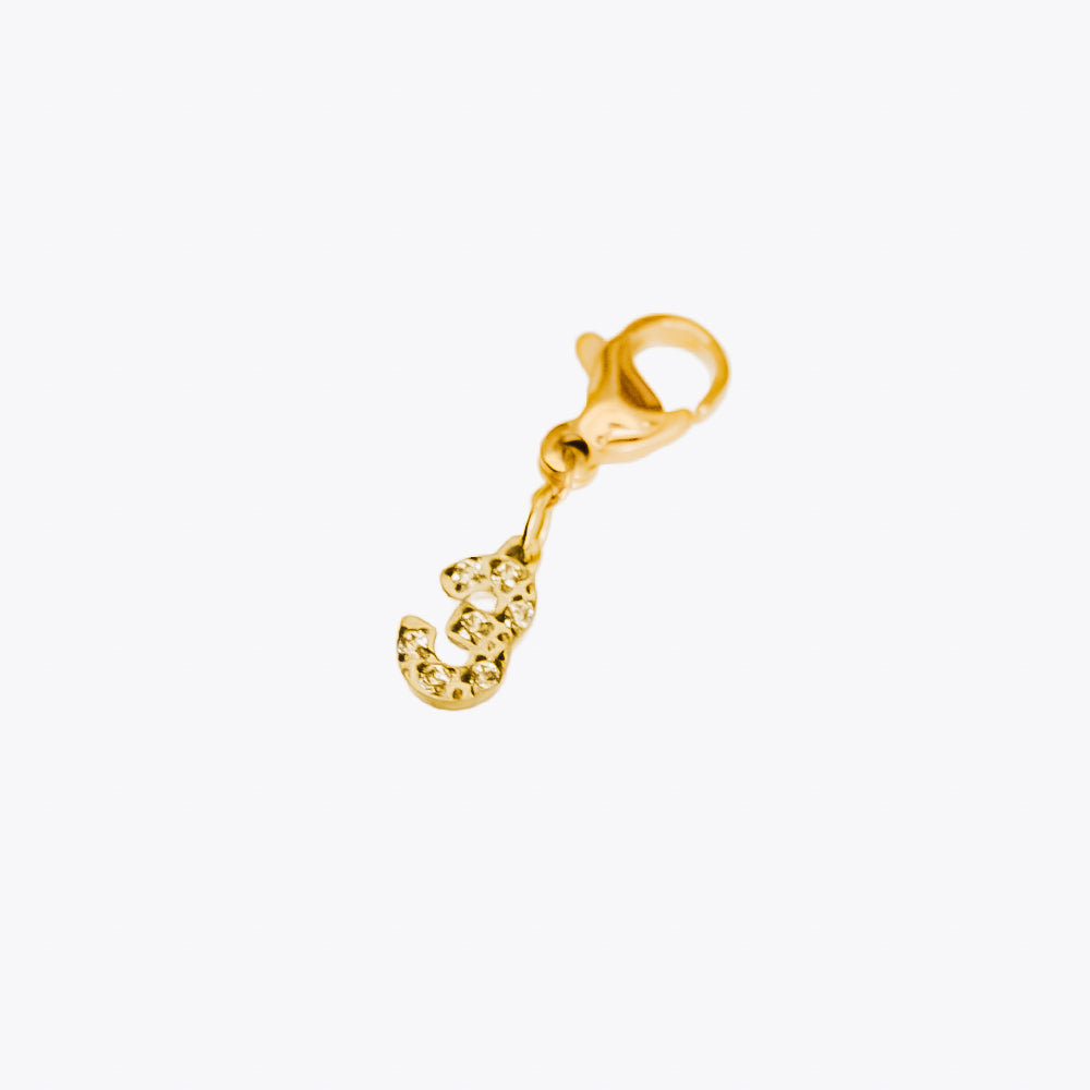 Number Charm Bar Chanelle Charms  - WATERPROOF from Pretty Simple