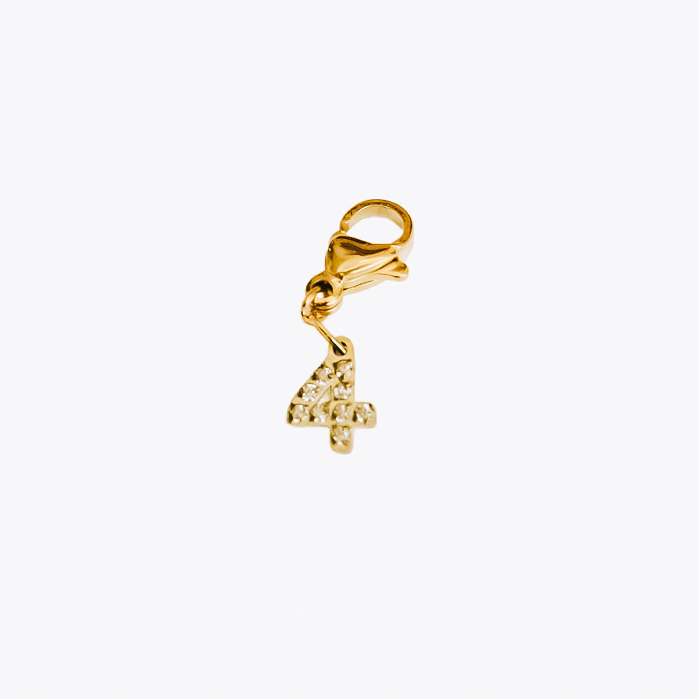 Number Charm Bar Chanelle Charms  - WATERPROOF from Pretty Simple