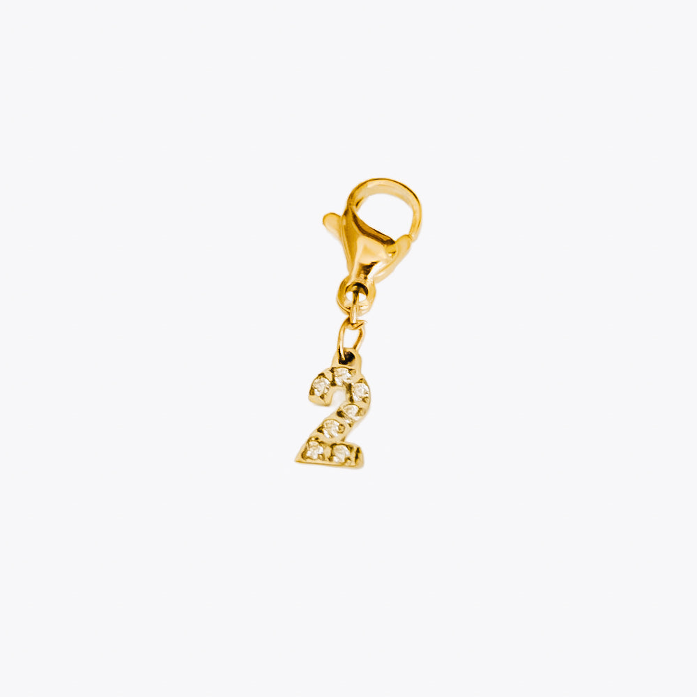 BUNDLED Number Charm Bar Chanelle Charms  - WATERPROOF from Pretty Simple