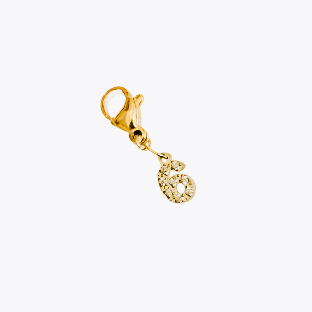 Number Charm Bar Chanelle Charms  - WATERPROOF from Pretty Simple