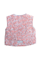 Sleeveless Kids Vest - Pomegranate & Almond from Manymoons