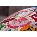 Nutcracker Hand-Embroidered Pillow from Quirks!