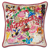 Nutcracker Hand-Embroidered Pillow from Quirks!