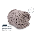 Knit Weighted Blanket From Nuzzie