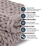 Knit Weighted Blanket From Nuzzie