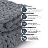 Knit Weighted Blanket From Nuzzie