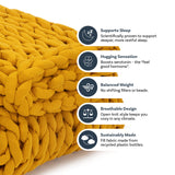 Knit Weighted Blanket From Nuzzie