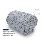 Knit Weighted Blanket From Nuzzie