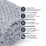 Knit Weighted Blanket From Nuzzie