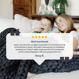 Knit Weighted Blanket From Nuzzie