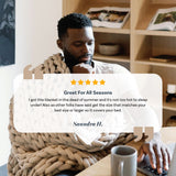 Knit Weighted Blanket From Nuzzie