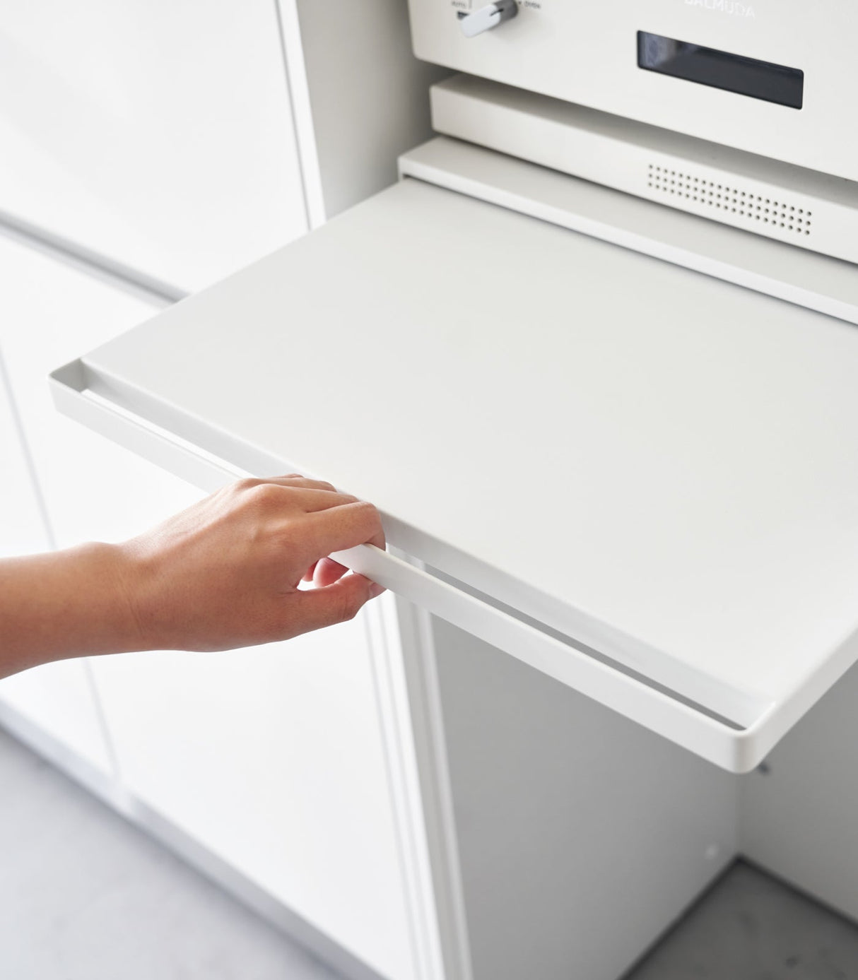 Countertop Drawer with Pull-Out Shelf - Steel from Yamazaki Home