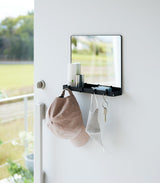 Magnetic Mirror with Storage Rack - Glass from Yamazaki Home