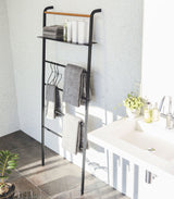 Leaning Storage Ladder - Two Styles - Steel from Yamazaki Home