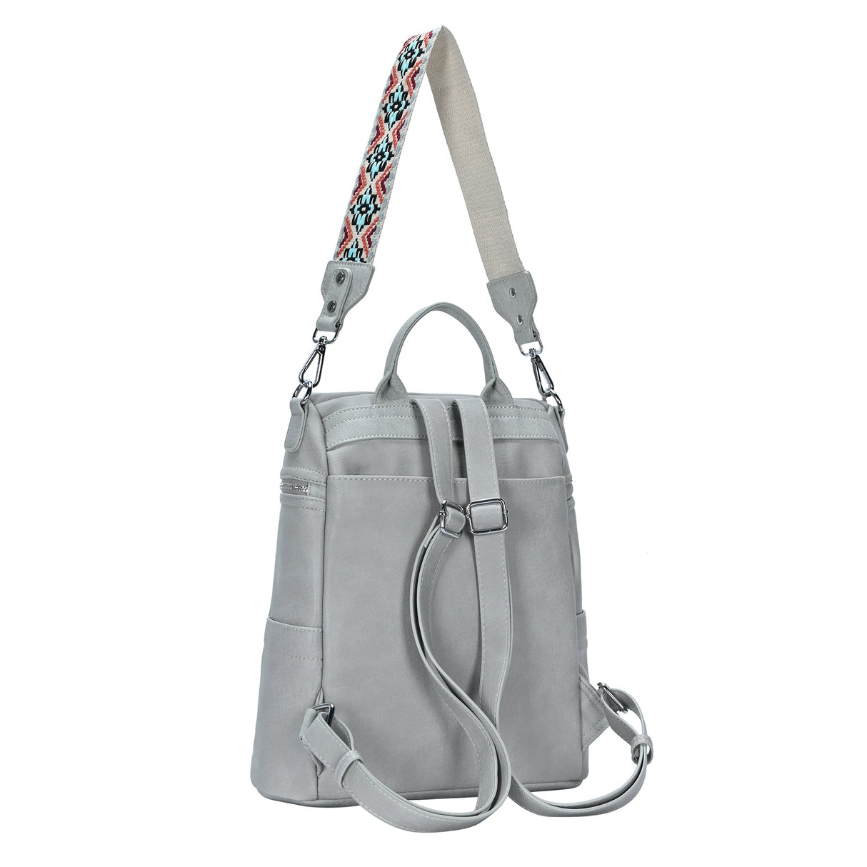 Nyra Webbing Strap Convertible Backpack Purse from MMS Brands
