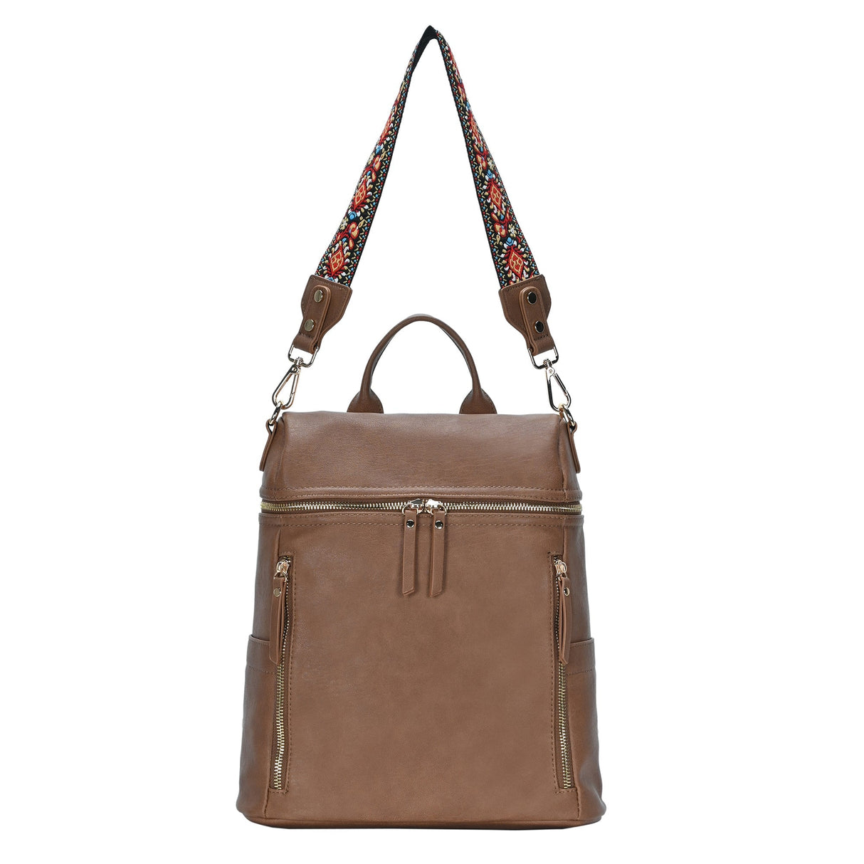 Nyra Webbing Strap Convertible Backpack Purse from MMS Brands