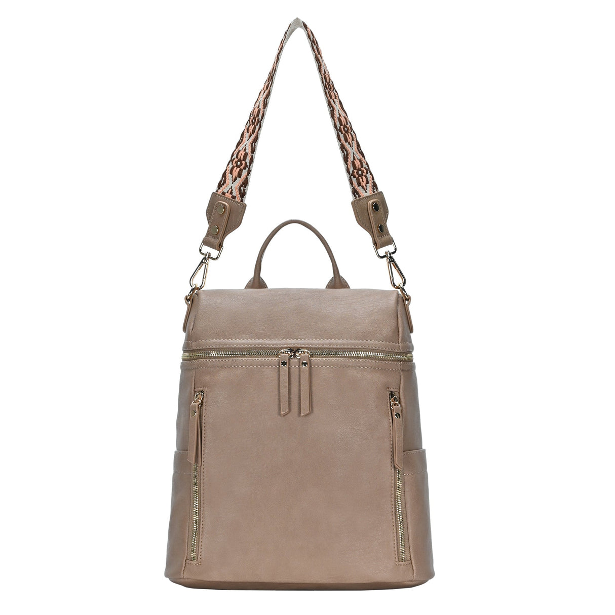 Nyra Webbing Strap Convertible Backpack Purse from MMS Brands