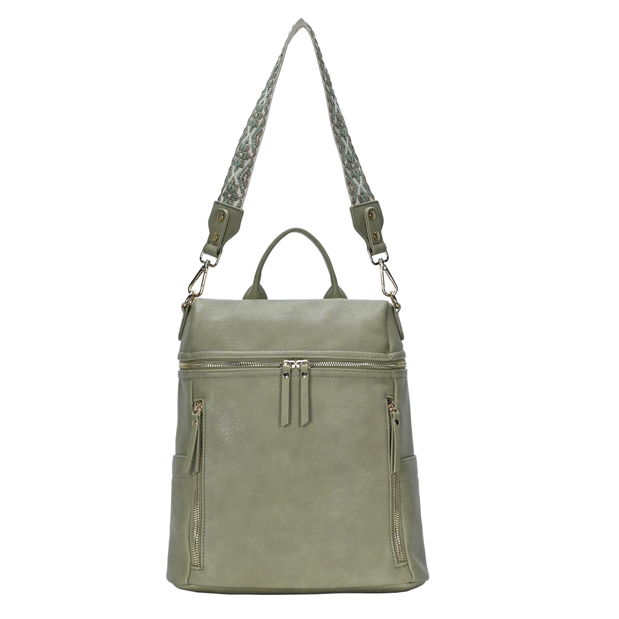 Nyra Webbing Strap Convertible Backpack Purse from MMS Brands
