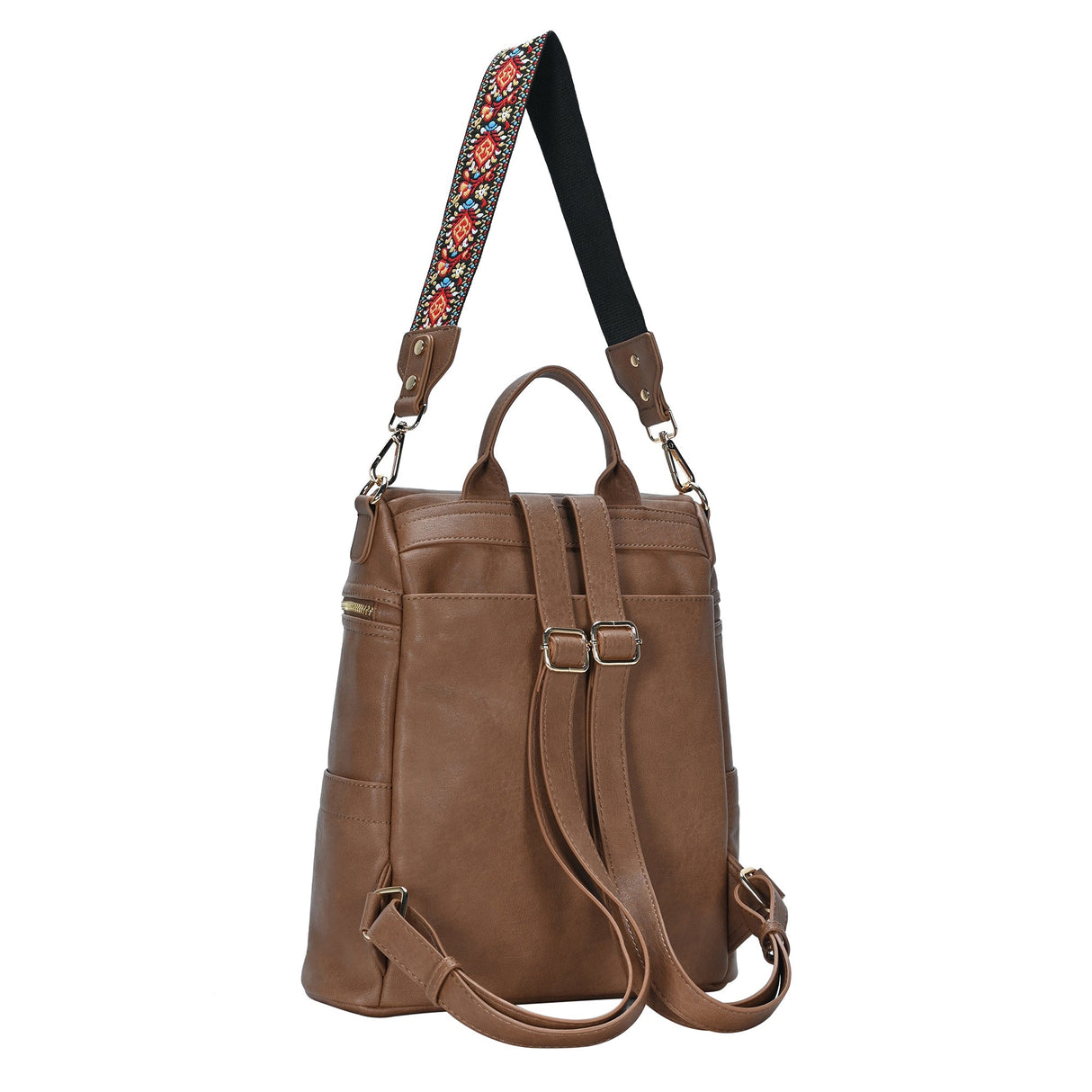 Nyra Webbing Strap Convertible Backpack Purse from MMS Brands