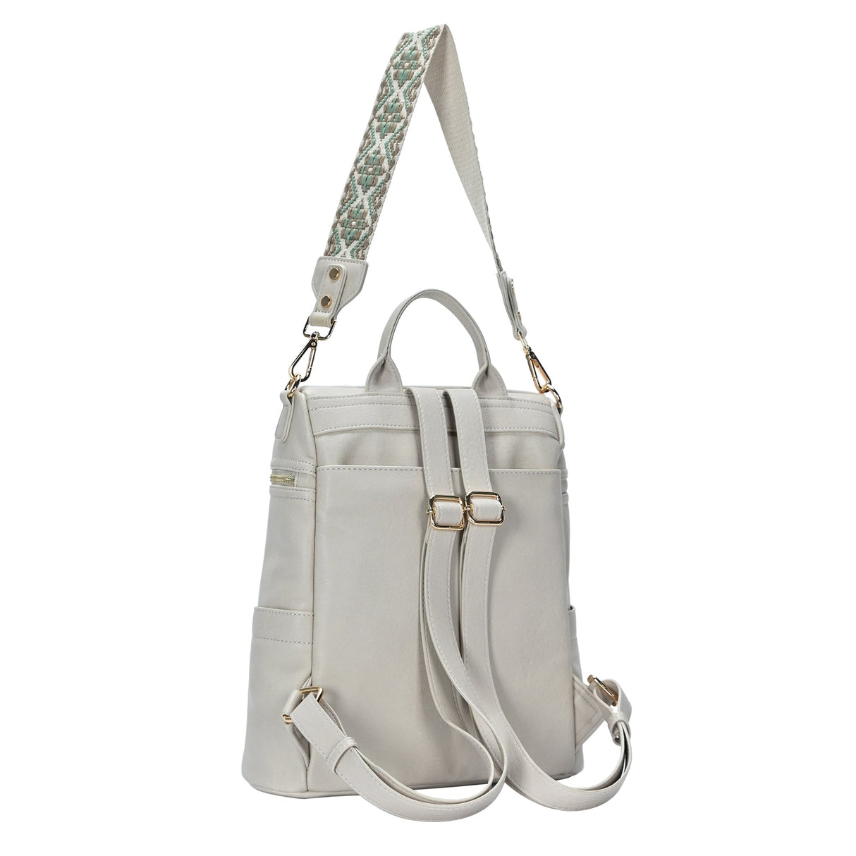 Nyra Webbing Strap Convertible Backpack Purse from MMS Brands